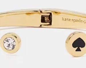 Brand New, Kate Spade, Spot The Spade Open Hinge Bangle thumbnail 1