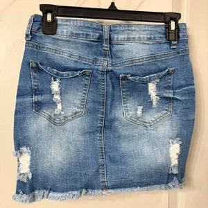 Wax Jean Los Angeles Jean Skirt thumbnail 3