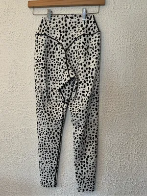 Balance Athletica Kids Black and White Spot Print Leggings thumbnail 2