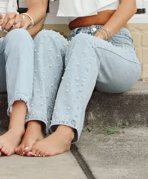 SheIn Pearl Jeans thumbnail 1