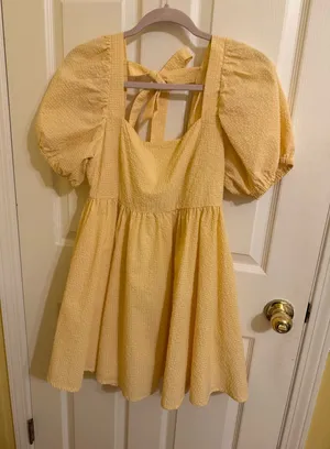 Mable Babydoll Mabel Seersucker Dress Small thumbnail 1