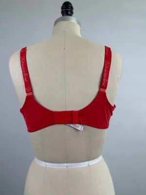 Victoria's Secret Red Push Up Bra Lace Straps 38C thumbnail 3