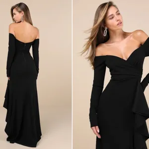 LULU's Prom Wedding Sexy PinUp Vibes Romantic Glamorous Elegant Maxi thumbnail 6