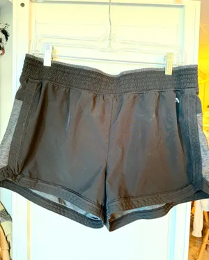 Head Greg Black Workout Athletic Running Lined Shorts thumbnail 1