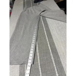 Womens Gray Wide Leg Sweatpants Elastic Waist‎ Lounge Pants small/med thumbnail 2