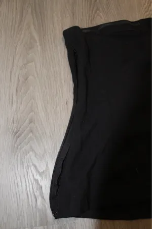 Hollister Black Button Up Strapless Top thumbnail 3