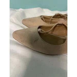 Nine‎ West Womens Signmeup Lace-Up Ballet Flats Leather Shoes Size 8M S-351 thumbnail 5