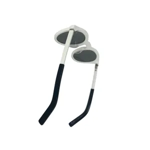 Moncler Odeonn ML0291 21C White Black Round Sunglasses Unisex thumbnail 8
