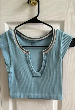 Blue Urban Outfitters Out From Under Top thumbnail 1