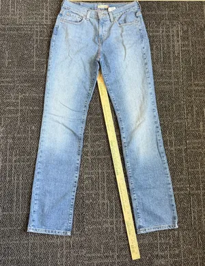 Vintage Women's Levi's 505 Straight Leg Jeans Size 8 Long thumbnail 1