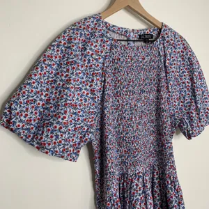 J. Crew Meadow Floral Smocked Midi Dress Cottagecore Prairie Modest Womens XL thumbnail 10