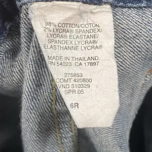 Gap Jeans Womens Size 6 Ultra Low Rise Cropped Blue Dark Wash Denim Buttons thumbnail 5