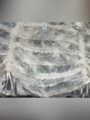 For Love & Lemons Cream Lace Tie-Strap Chemise thumbnail 4
