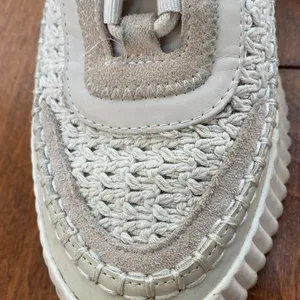 Dolce Vita Cream Woven Platform Sneakers thumbnail 2
