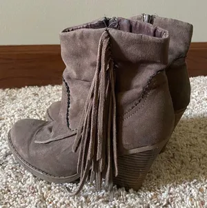 Mossimo Fringe Booties thumbnail 1