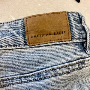 American Eagle Stretch Mom Straight Jeans Blue Denim Size 4 Long thumbnail 5