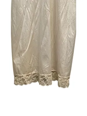 Lorraine Vintage Slip Dress Cream Size 40(L) Coquette Retro Romantic Y2K Summer thumbnail 6