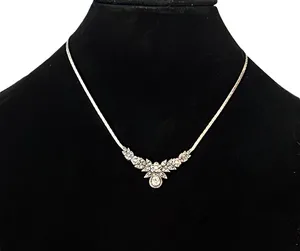 Vintage Avon empire Marcasite Necklace thumbnail 1