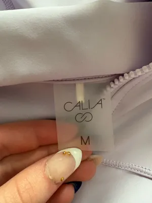 CALIA purple full zip up jacket with hood Size M thumbnail 3