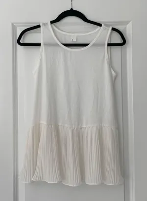Anna Sui Basic White TankTop thumbnail 1