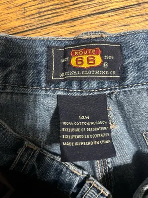 Route 66 Vintage Shorts Denim High-Waisted thumbnail 3