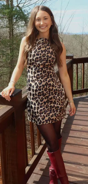 These Three Boutique Leopard Mini Dress thumbnail 1
