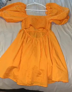 A New Day Mini orange dress thumbnail 2