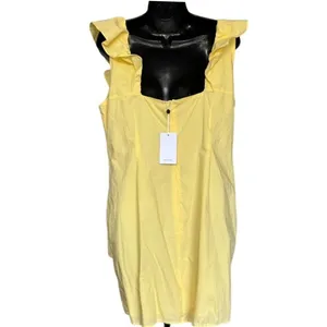 Lovers + Friends Raleigh Mini Dress Sz XL Yellow Soft Girl‎ Preppy Coquette thumbnail 5