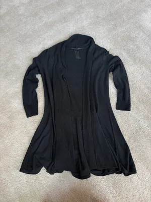 White House Black Market Black Cardigan – Size S thumbnail 2