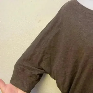🆕Artisan Plus-size Basic 3/4 Sleeve Brown Knit Top 3X🆕 thumbnail 3