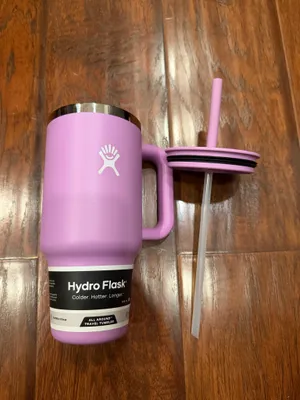 New Hydro Flask Tumbler Purple thumbnail 1