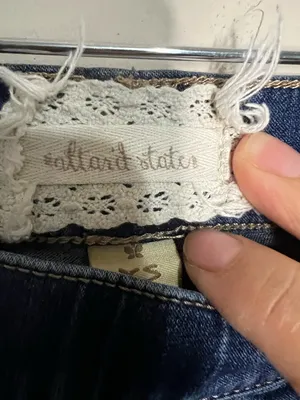 Altar'd State Flare Pull‎ On Boho Denim Jeans thumbnail 6