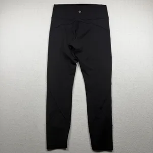 Lululemon In Movement 7/8 Tight Women’s Size 10 Black High Rise Yoga Leggings thumbnail 2