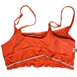 Aerie Textured Orange Scoop Neck Bikini Top M‎ NWT thumbnail 6
