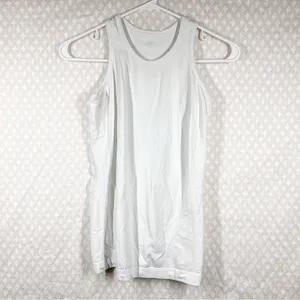 Athleta White Renew Seamless Racerback Limitless Active Tank‎ Top thumbnail 2