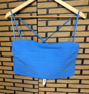 Madewell blue crop cami size 8 thumbnail 1