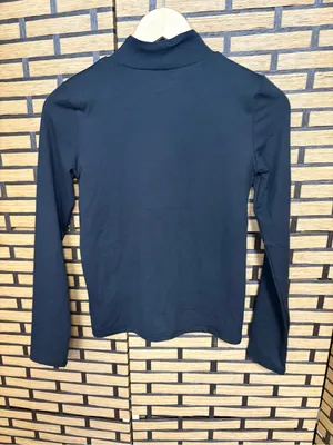 Hunter & brown black turtle neck long sleeve top size small thumbnail 2