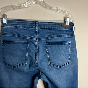 Pilcro for Anthropologie High Rise Bootcut Released Hem Crop Denim‎ Jeans thumbnail 8