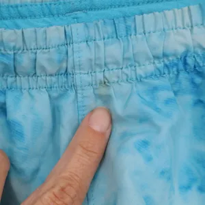 Under Armour Shorts Womens SM HeatGear Fitted Blue Tie Dye Athletic Good thumbnail 5