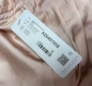 Azazie reese stretch dress english rose midi length size A0 NWT Evening Wedding thumbnail 7