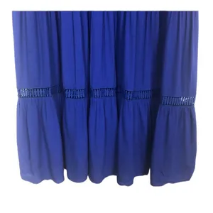 Nicole Miller Royal Blue Sleeveless Maxi Dress Size 4 thumbnail 6