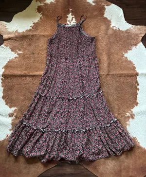Liberty Love Maternity knee length dress size large All though labeled as maternity it can work as a regular dress as well! One of the straps is peeling pretty badly see photos thumbnail 1