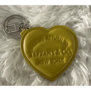 Tiffany & Co. New‎ Leather Heart Rtt Return to Tiffany Keychain Keyring thumbnail 2