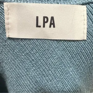 LPA by Revolve ruba one shoulder sweater top in periwinkle thumbnail 7
