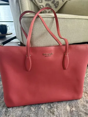 Kate Spade New York All Day Large Zip Top Tote (Peach Melba) thumbnail 1
