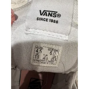 Vans SK8 Classic Hi White Leather Pink Stripe Skate Shoes Womens SZ M 4.5 W 6 thumbnail 5