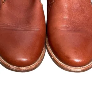 Patina Portland Leather Brown Slip On Loafers Handmade Mexico Womens 9 Classic thumbnail 2