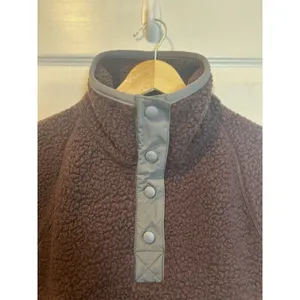 Carhartt Women’s Fleece Pullover Jacket XS Blackberry Heather Relaxed 104922 thumbnail 3