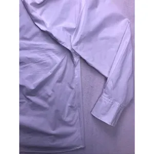 Zara Poplin Button Down Shirt Womens Medium‎ White Long Sleeve Pocket thumbnail 8