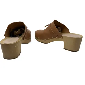Loeffler Randall‎ Roberta Low-Heel Clogs Cognac Leather Brown Tan Size 5.5 thumbnail 10
